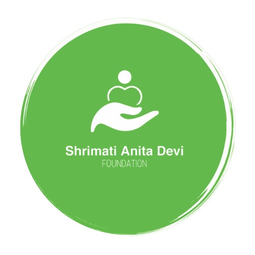 Shrimati Anita Devi Foundation NGO Logo - Food Donation Charity for Orphanages and Poor Families in India